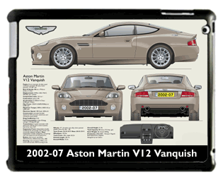 Aston Martin V12 Vanquish 2002-07 Large Table Cover